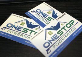 One Stop Power Wash Business Card