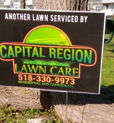 Yard Signs for Capital Region Lawn Care 2022